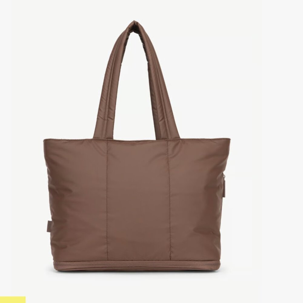 Calpak Luka Expandable Laptop Tote in Walnut